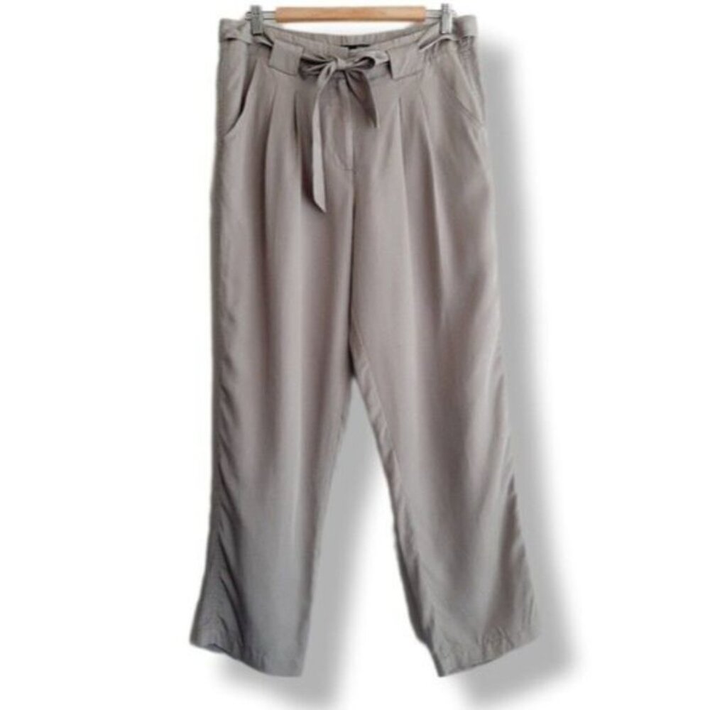 MAX JEANS High Rise Soft Pants Belted Paper Bag Size 12/32